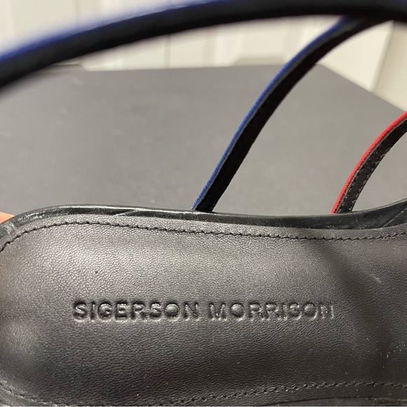 Sigerson Morrison Fedora Multicolor Leather Strappy Sandals Sz IT 40/US 9.5-10 - Picture 7 of 11